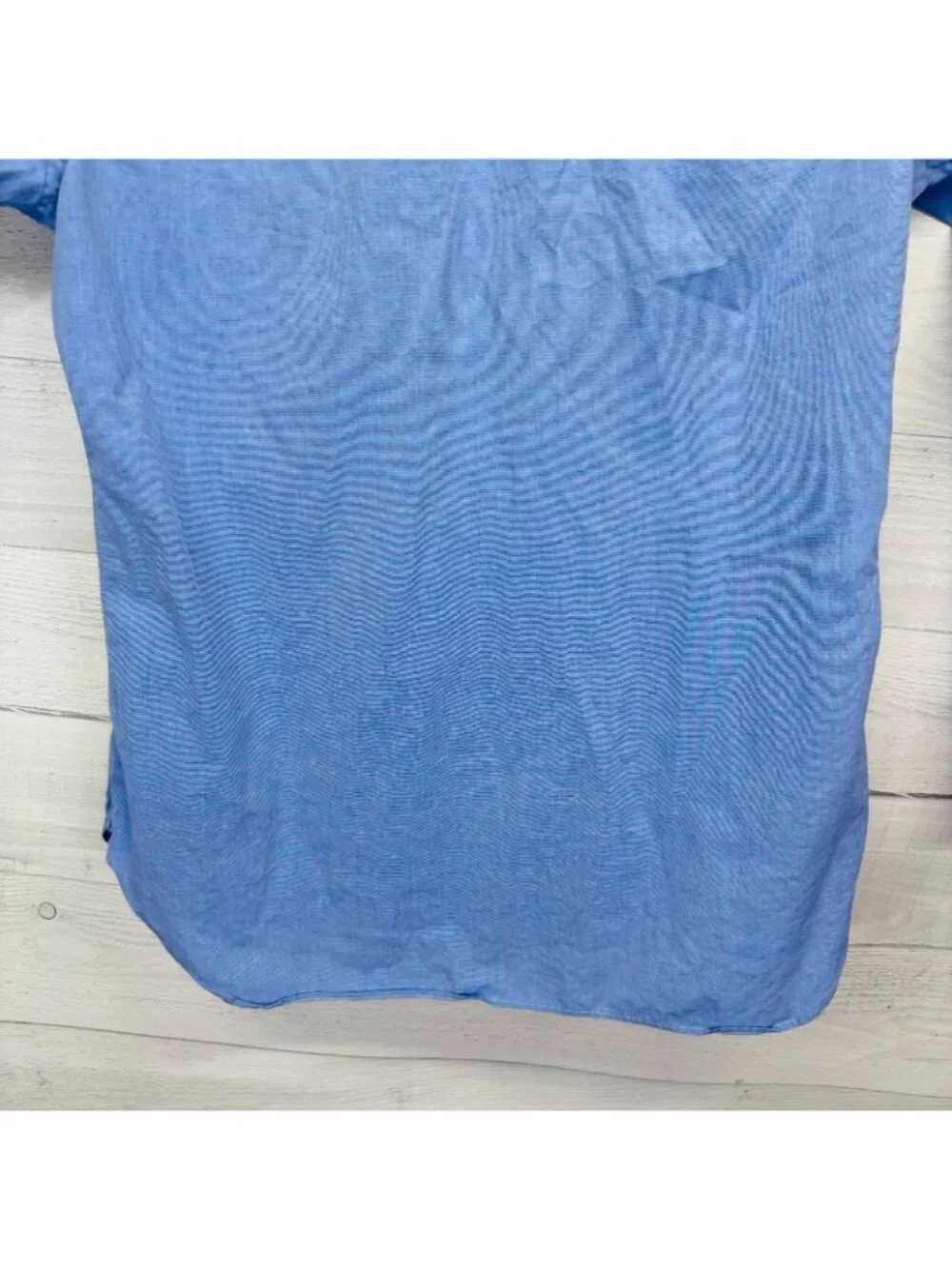 Polo Ralph Lauren Men’s Blue Broadcloth Dress Shirt 15.5 / 39 (M) Lightweight